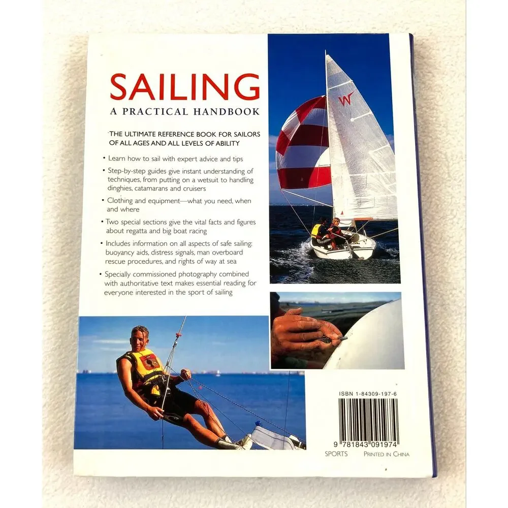 Sailing A Practical Handbook Jeremy Evans Book Complete Guide Vintage 2001